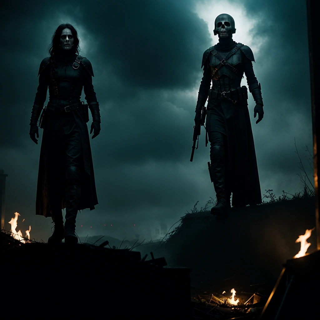dystopia, Death, horror, darkness, corpses