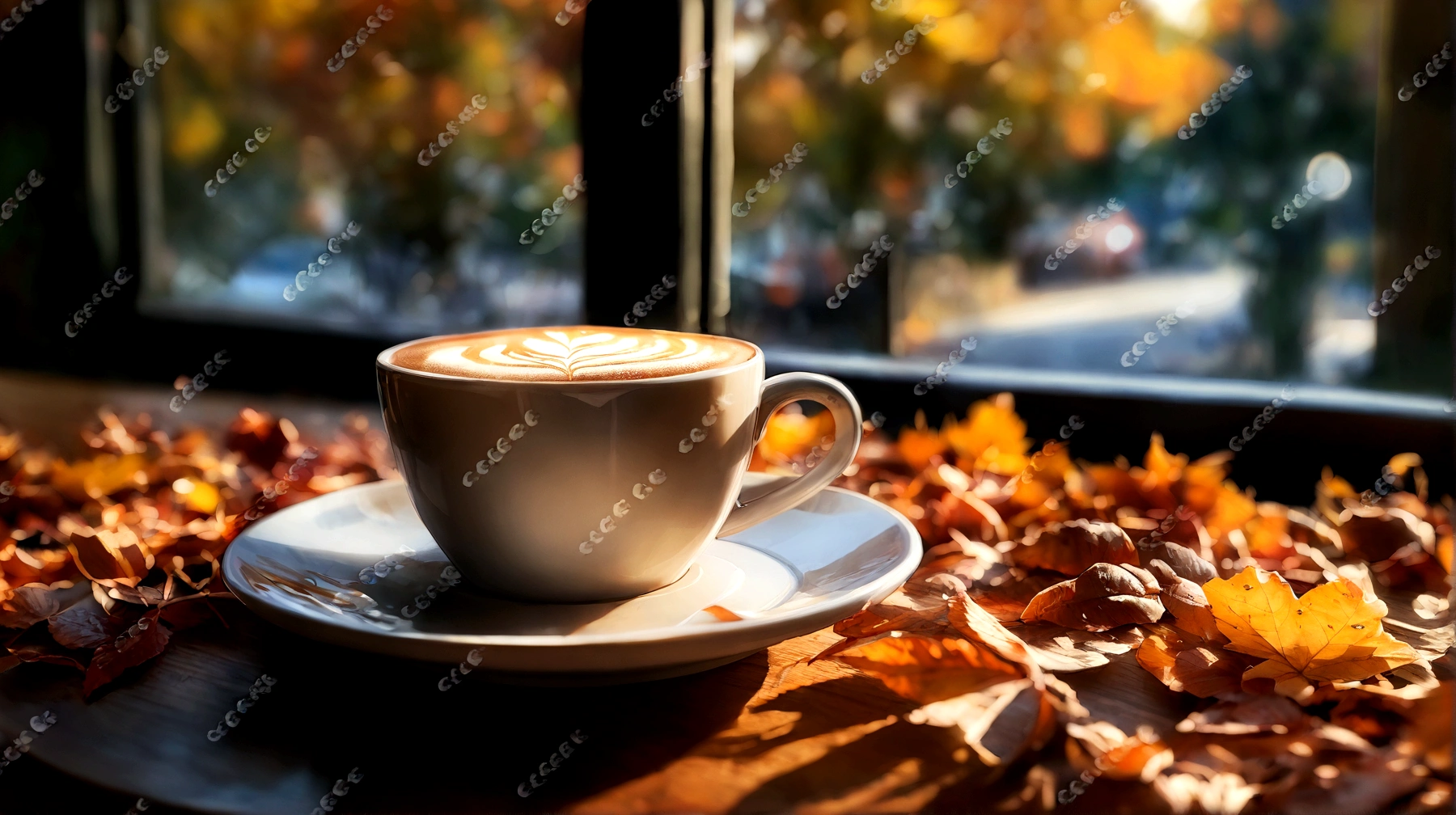 there is a cup of coffee on a saucer on a table, morning coffee, good morning, cozy Cafe background, coffee, Soft autumn sunshine, cappuccino, cup of coffee, afternoon time, sitting at a mocha-colored table, afternoon, coffee cup, morning, portrait of morning coffee, late morning, Latte Art, Exclusive, morning time, Cafe