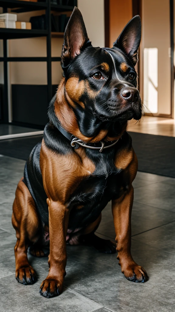 Muscular dog