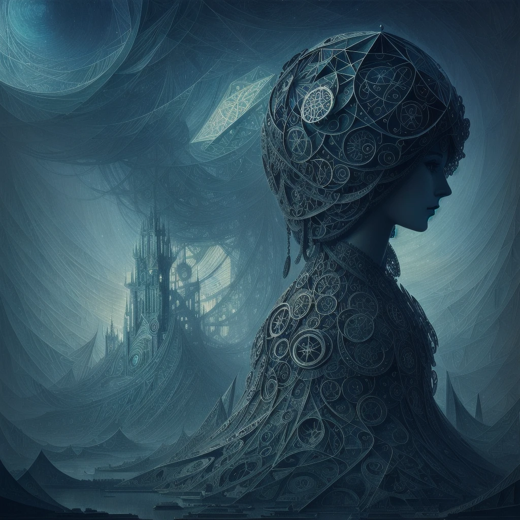 (Cult of Cthulhu:0.5), (Geometric:1.2), (Futurism), Impressionism, detailed, (One girl:1.2), Majestic, Breathtakingly beautiful, (Suggestive:1.1),(Depressing:1.4), (cute:1.4), attractive, (I can&#39;t resist:1.5), Anxious, (attractive:1.3), (magnetism:1.2), (crimson), (black:1.1), (Creepy), (Surreal:1.2),red