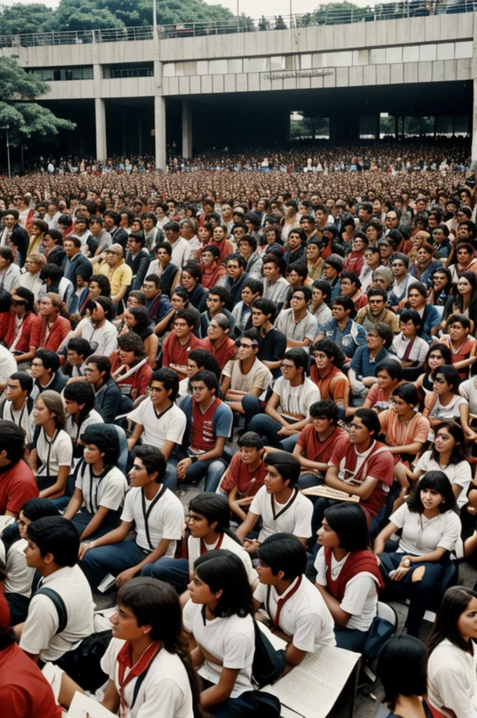 In the 60s and 70s, The student movement gained great relevance in Latin America. Driven by dissatisfaction with political and social systems, Students organized to demand changes and greater participation in decision making.