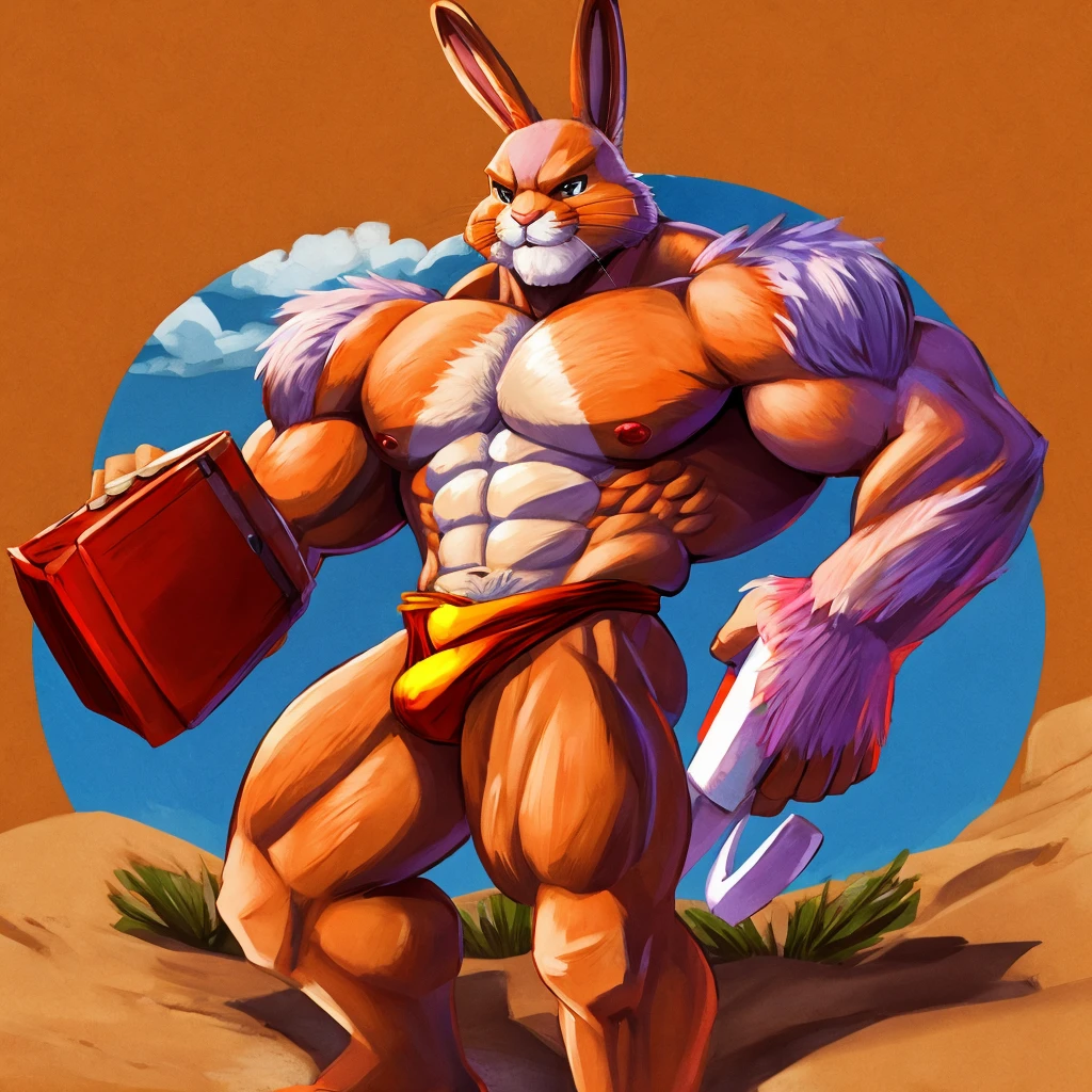 orange Rabbit Macho Frivolous