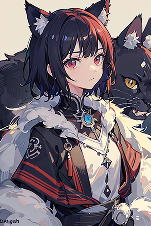 (Bright environment: 0.8), masterpiece, high quality, Abstract )there is nothing,number\(artwork\), From dagasi, Yes, Seizan, (anthropology, Fluffy fur, character focus: 1.1), anthropology male cat, short hair, portrait , Bright Eyes, panoramic, character focus. (Detailed background: 0.7), Solitary, hairy, hairy Shota, Women's Focus, Second, (Body hair, hairy尾巴, Dark grey fur, Red Eyes, White hair: 1.2), (Long canine teeth, prairie wolf), (Erect , Large target , Lots of ) (multiple bystanders) (hairy Shota furry sex by other female furry)