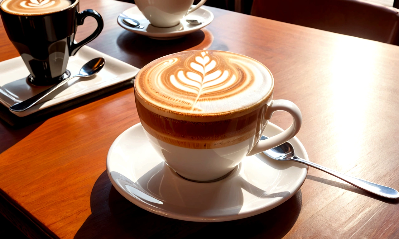 there is a cup of coffee on a saucer on a table, morning coffee, good morning, cozy Cafe background, coffee, Soft autumn sunshine, cappuccino, cup of coffee, afternoon time, sitting at a mocha-colored table, afternoon, coffee cup, morning, portrait of morning coffee, late morning, Latte Art, Exclusive, morning time, Cafe