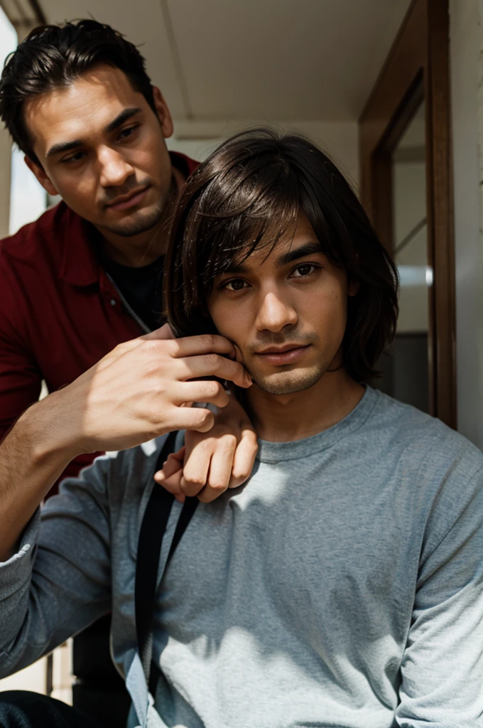 dad and his son