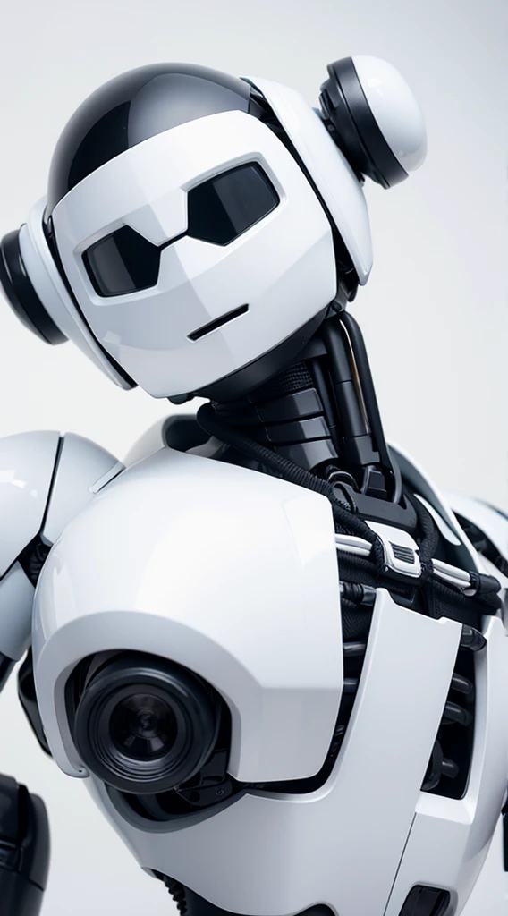 White background，Robot