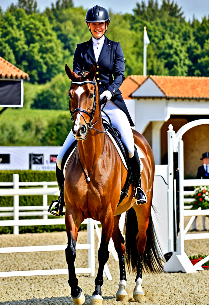 Dressage rider Domina Governnante mix