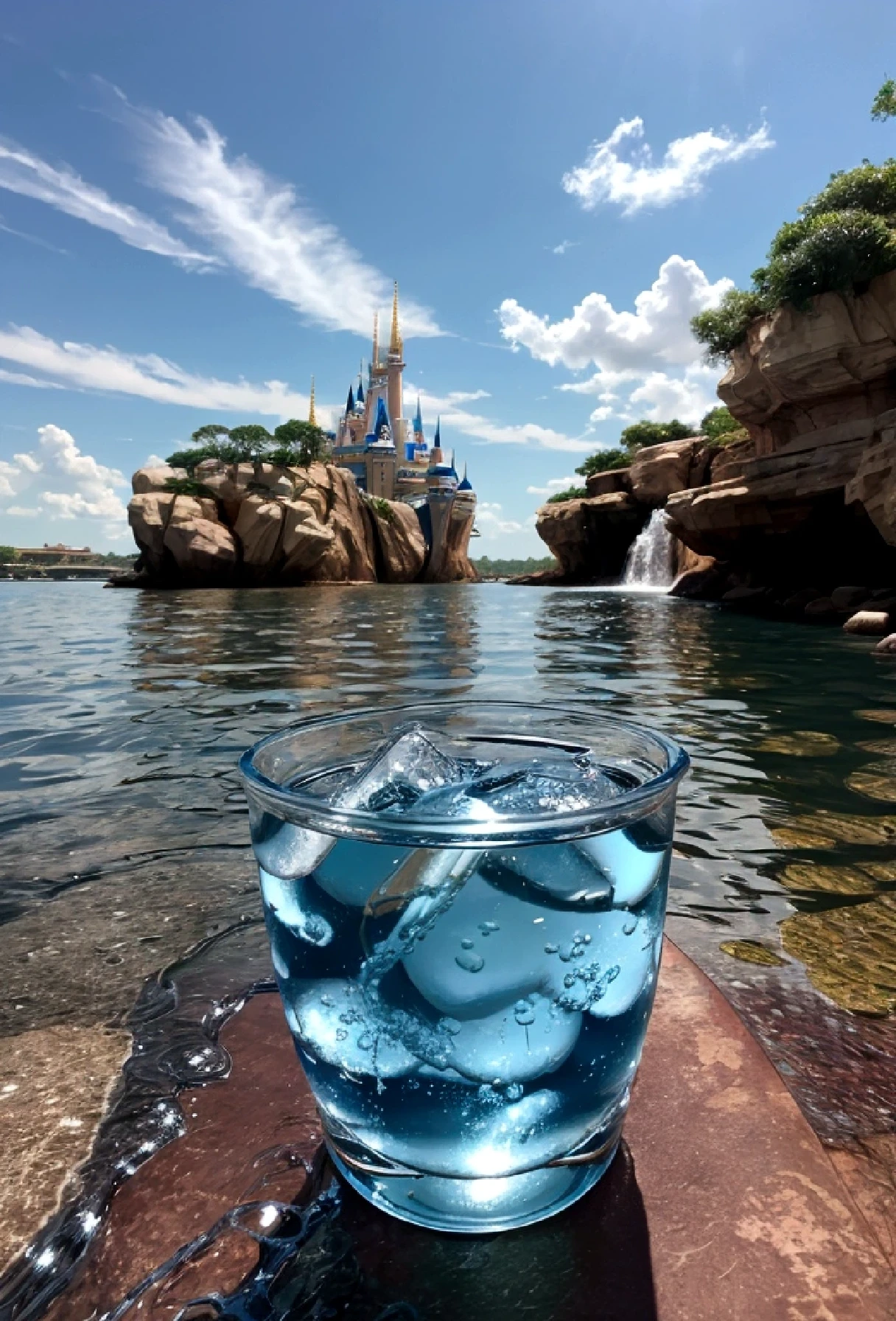 Disney style、water、Real