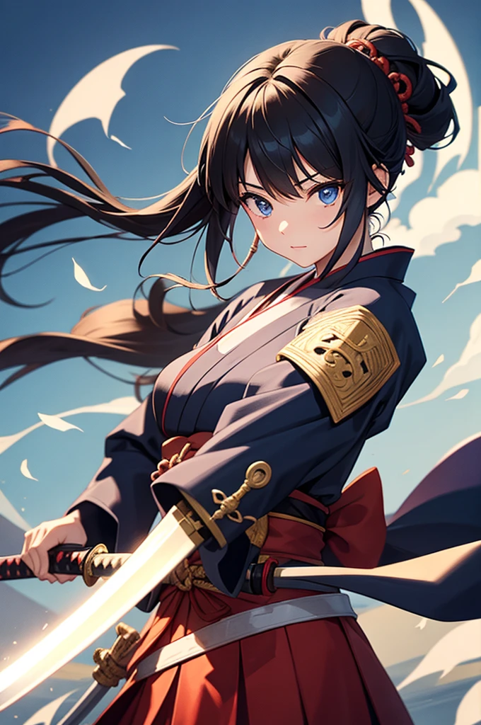1girl, Japanese Swordsman