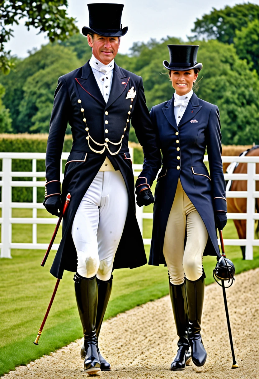 Mixture between English Governante and a dressage rider with cane Dresses Mixed