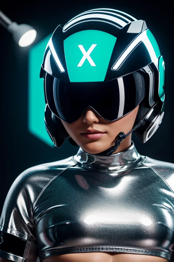 <lora:Diane_Guerrero_PMv1a_Lora:0.8> dian36ur3rr3r0, woman, long black hair, ultra-detailed, ultra-realistic, cyberpunk theme, open helmet, neon background, futuristic uniform,