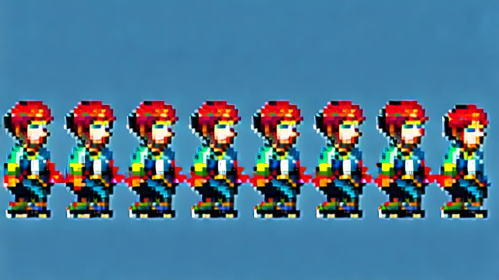 PixelartFSS , masterpiece , best quality , pixel art , xiang su , 1 girl , fantasy clothes , full body , heroine , deformed , sexy , chibi , Highly Exposed , angel , pink clothes , pink hair , walking frame