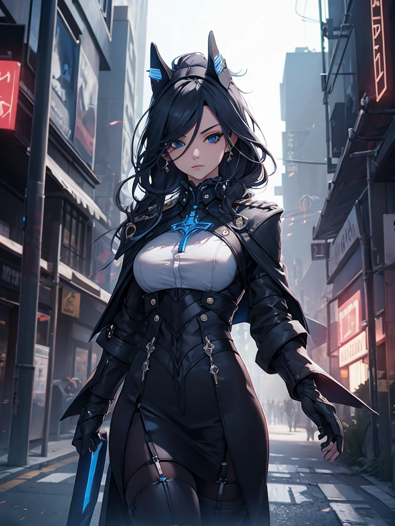 human wolf, woman, anime, realistic, intricate details, depth of field, futuristic, full body, long hair, sexy, erotic style, ultra-detailed, high quality erotic, (huge breasts: 1.4) super cute, noble, wearing fashionable underwear