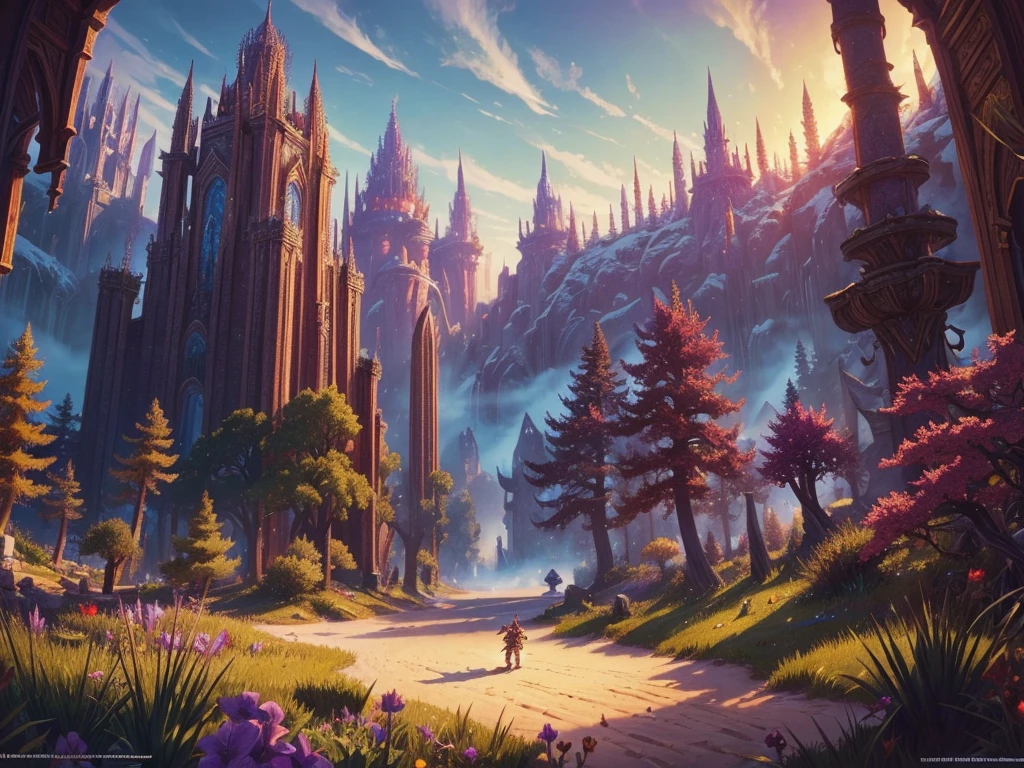 (masterpiece), (best quality), (very aesthetic), (Extremely detailed), (Best Illustration Award), Practical, (Wide Angle), World of Warcraft，Blood elves，Kael&#39;thas，The background is a burning sky, individual，Elf Man,blonde,Long hair，green glowing eyes，Eyes looking into the distance，Elf pointed ears，Slender body，Wearing a robe with armor，Red armor with gold ornaments，Clench your fists，Flared shoulder armor, Red Gold Plate Armor, Magic Wand, The whole body is surrounded by 3 green flames，The ground is burning，Look up to the sky，Deep eyes