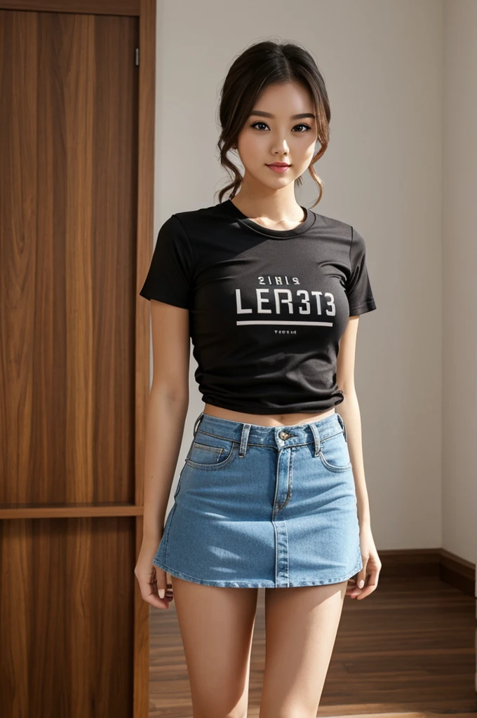 Girl
23 years old
Sexy miniskirt
T shirt