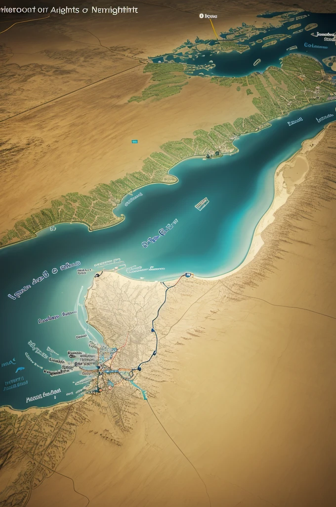 Geographic map about the Enlightenment 