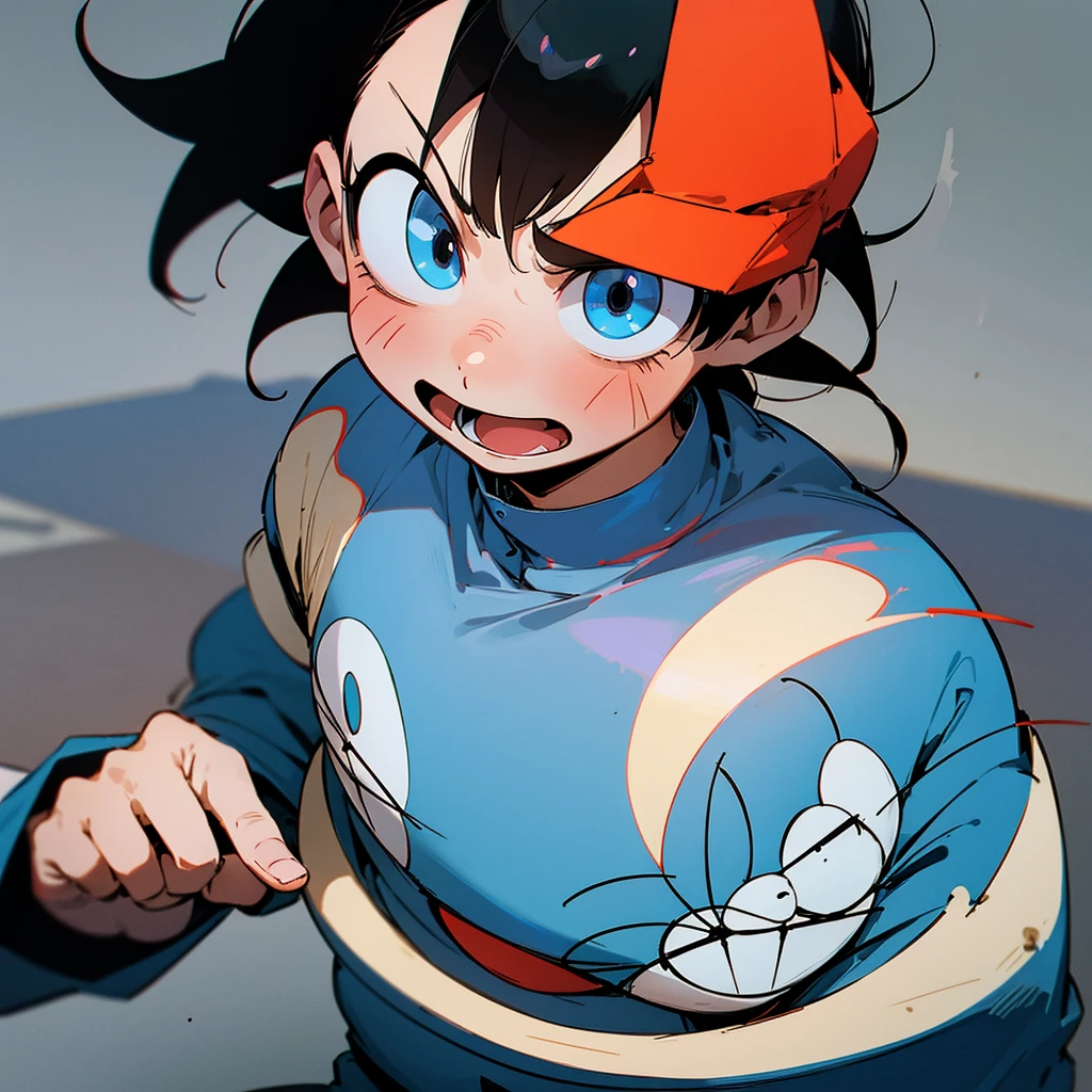Ugly male criminal。Doraemon