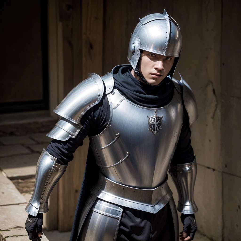 A knight in armor who can't concentrate