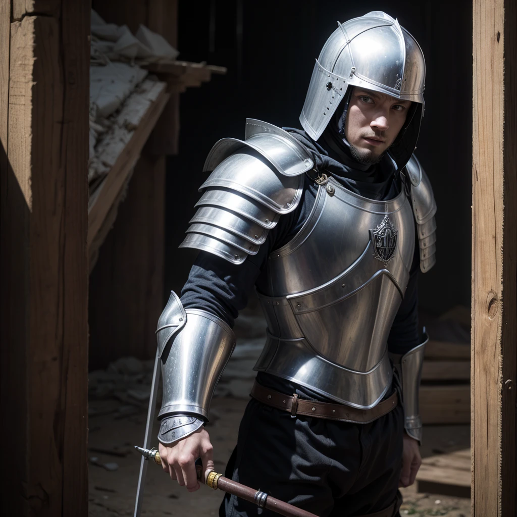 A knight in armor who can&#39;t concentrate 
