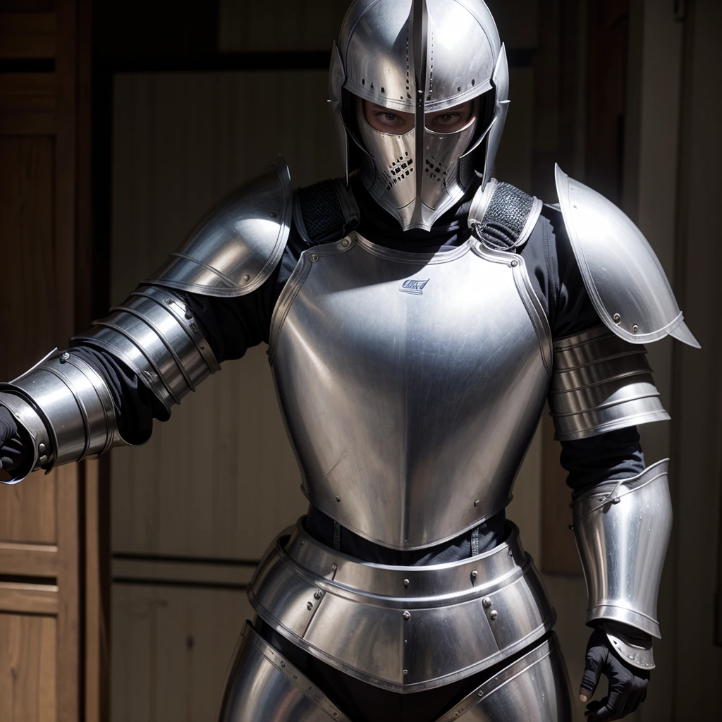 A knight in armor who can't concentrate