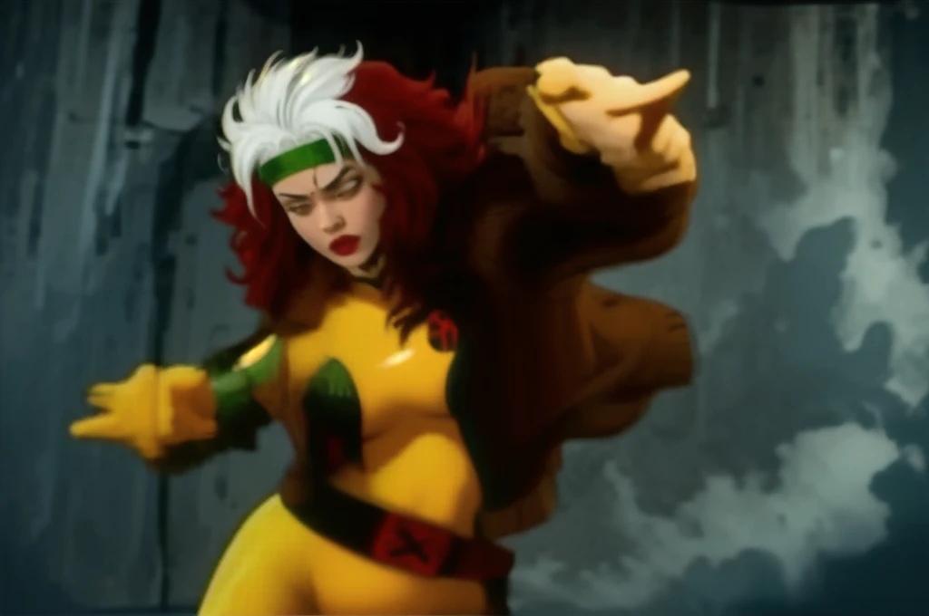 (best qualityer, work of art, colorfully, dynamic angle, highest detailded)
animated cartoon_x_ten mens_on its own,ownwaifu,
long body hair,breastsout,brown body hair,greeneyes,lipstick,make up,lips,white body hair,two-tone body hair,headband,wavy body hair,large breastsout,messy body hair,curly body hair,big fit ass_body hair,
yellow May,jaket,mitts,waist belt,yellow mitts,green May,May,multicolored May,Super heroi, firm skin,roupas multicolorfullys,
(high resolution textures), (details Intricate, hyperdetailded:1.15), detailded, (offcial art, extreme detailded, highest detailded),