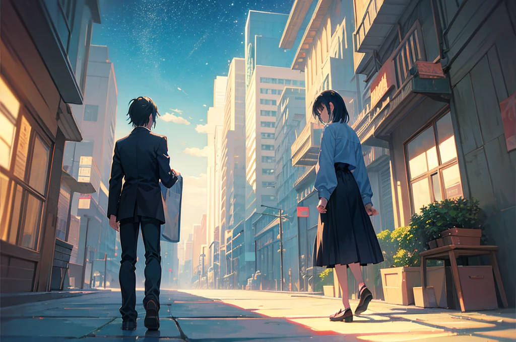 Created exquisite illustrations reminiscent of Makoto Shinkai's style, Features extremely fine detail and top quality. Create high-quality illustrations that capture the enchanting beauty of mornings as diamond dust reflects the first rays of dawn. In this scene、Beautiful girl in kimono enchanted by this enchanting sight Contribution to the breathtaking scenery. Infuses the entire artwork with a fantastic and complex atmosphere, A high-quality illustration that expresses the fantastic moment when diamond dust sparkles in the morning sun..