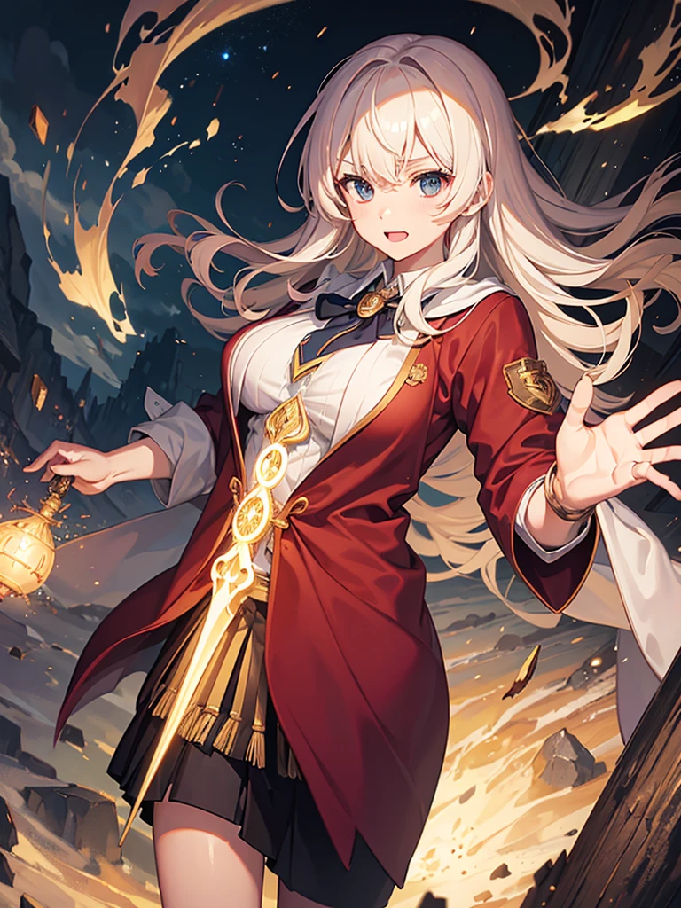 Himecut, large breast, Hogwarts, amputee, mechanical, Hogwarts school clothes, griffindor, magic wand