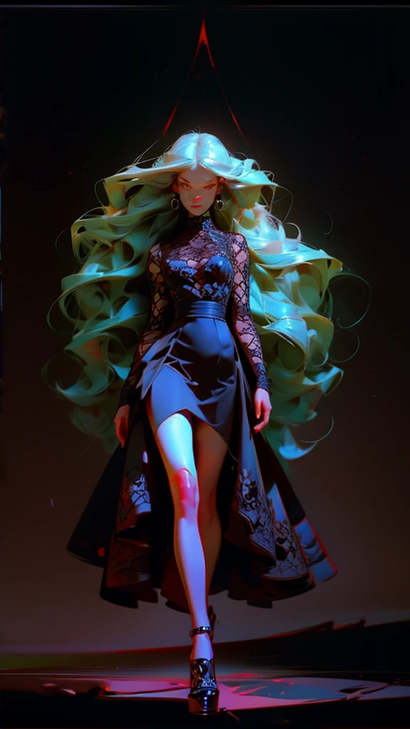 ((complicated details)),dark fantasy (/style/), The atmosphere is gloomy., (Beautiful Succubus, long hair), (sexy black lace dress), (Horny expression) , สีที่noออกเสียง, Sharp focus, cinema, (Walking posture, dynamic poses), Trending on artstation, (Beautiful oil painting by Ed Blinkey., Atay Kailan, By Jeremy Mann, Greg Manches),no,style of ohwx, (Beautiful, symmetrical swollen eyes)