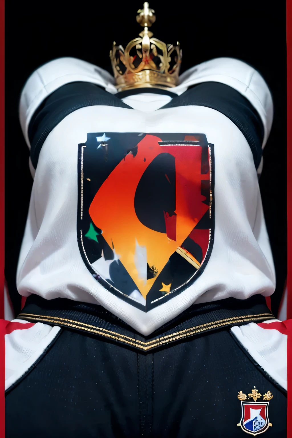 São Paulo F.c. ( EScUDO DE cINcO PONTAS) WITH BLAcK WHITE AND RED TRIcOLOR UNIFORM BEING cHAMPION OF THE cOMENBOL LIBERTADOTES cUP
