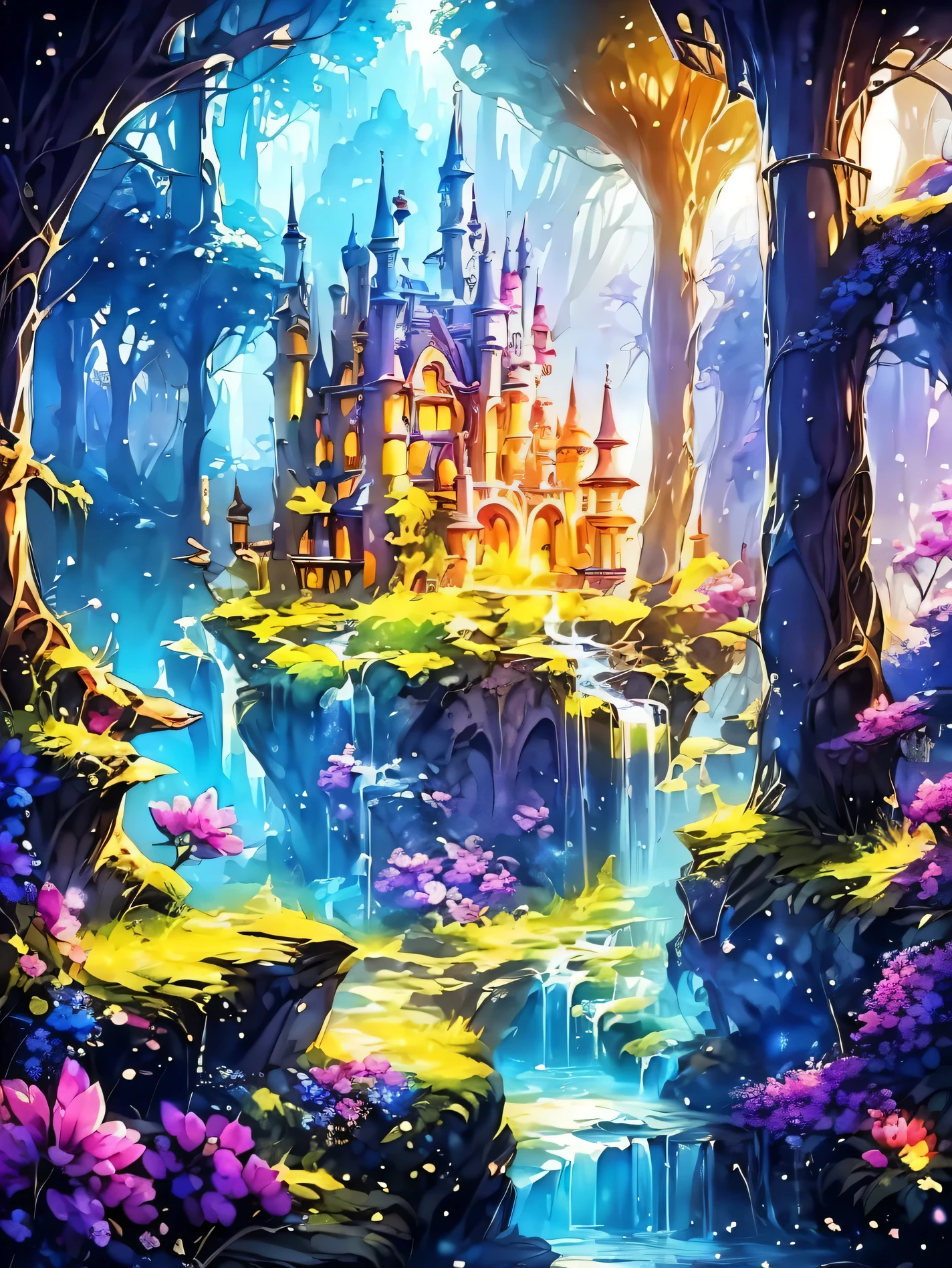 Mysterious glowing spell casting girl, Fantasy Rainbow Forest, Vibrant colors, Fantastic lighting, Detailed leaves, Magical atmosphere, Fascinating views, Dreamy atmosphere, Sparkling Sparkle, Loose-fitting robes, small spell, Mysterious creatures, Magic Tree, Sparkling Stream, Radiant Energy, Mystical symbols, Surreal beauty, Otherworldly landscapes, Swirling Mist, Magic in the air, A magical moment, A fascinating sight, Mysterious Essence, Magic spells, Mysterious Aura, Captivating Charm, Captivating audience, Transcendental Experience, Magic Vortex, Hidden Secrets, Whimsical Creatures, Vivid charm, Enchanting atmosphere, Graceful Melody, Radiation, Otherworldly colors, Fascinating Movement, A joyful celebration in nature, Seductive Nymph, superpower, Pulsating Energy, Enchantment Spells, Fantastic Realms, Transcendental Experience,Western painting,old photograph,