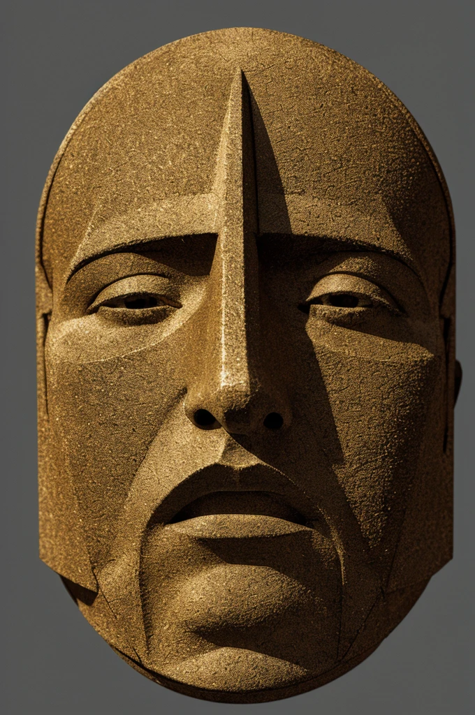 Make me Composition of an image with the axial shape respecting the rule of 3 thirds that has a single color palette