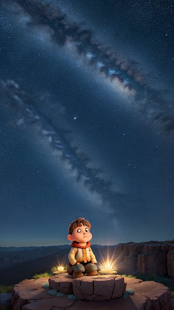 Starry sky meteor courage adventure light wisdom warmth inspiration mutual assistance universe
