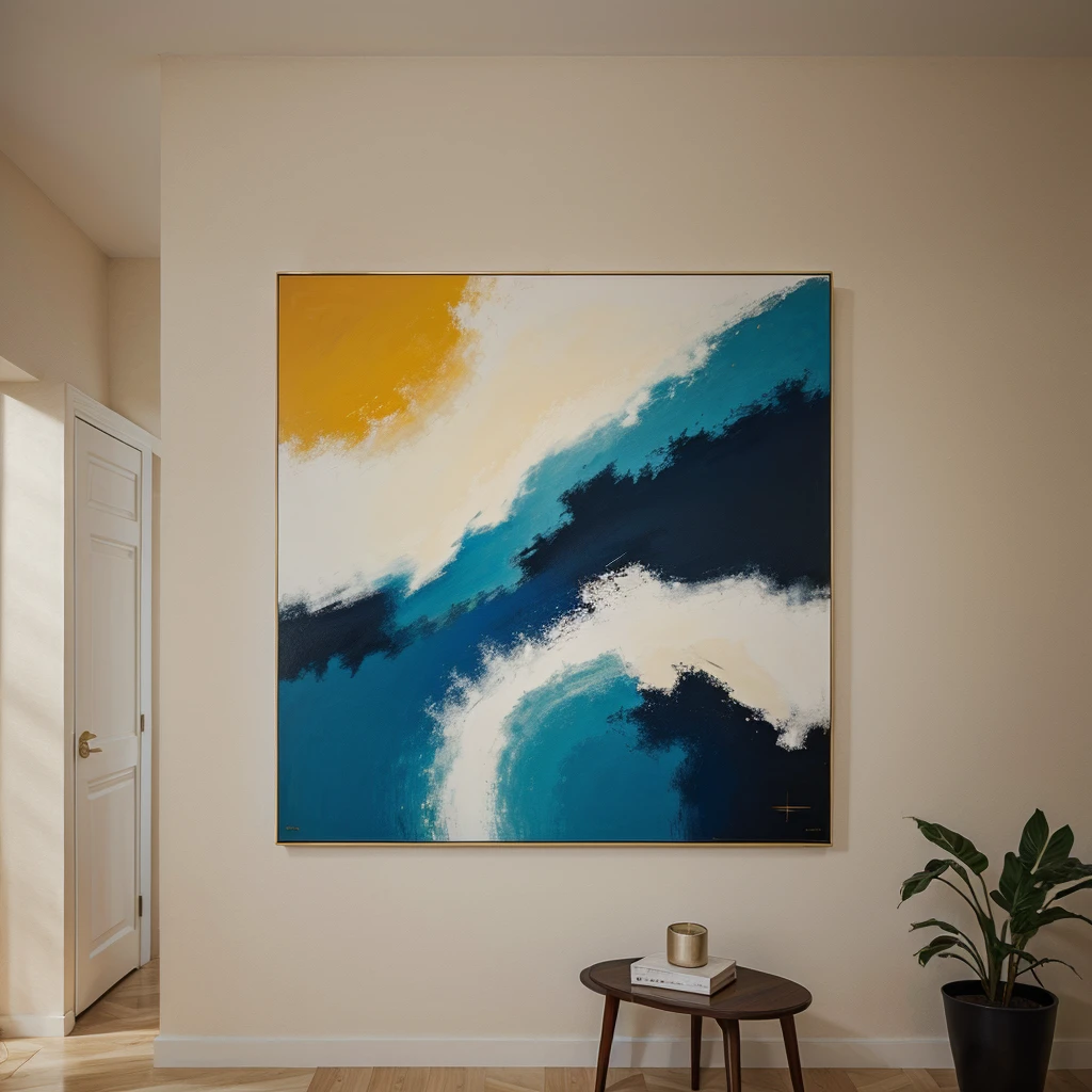 Abstraction, A painting for the wall, evoke emotions