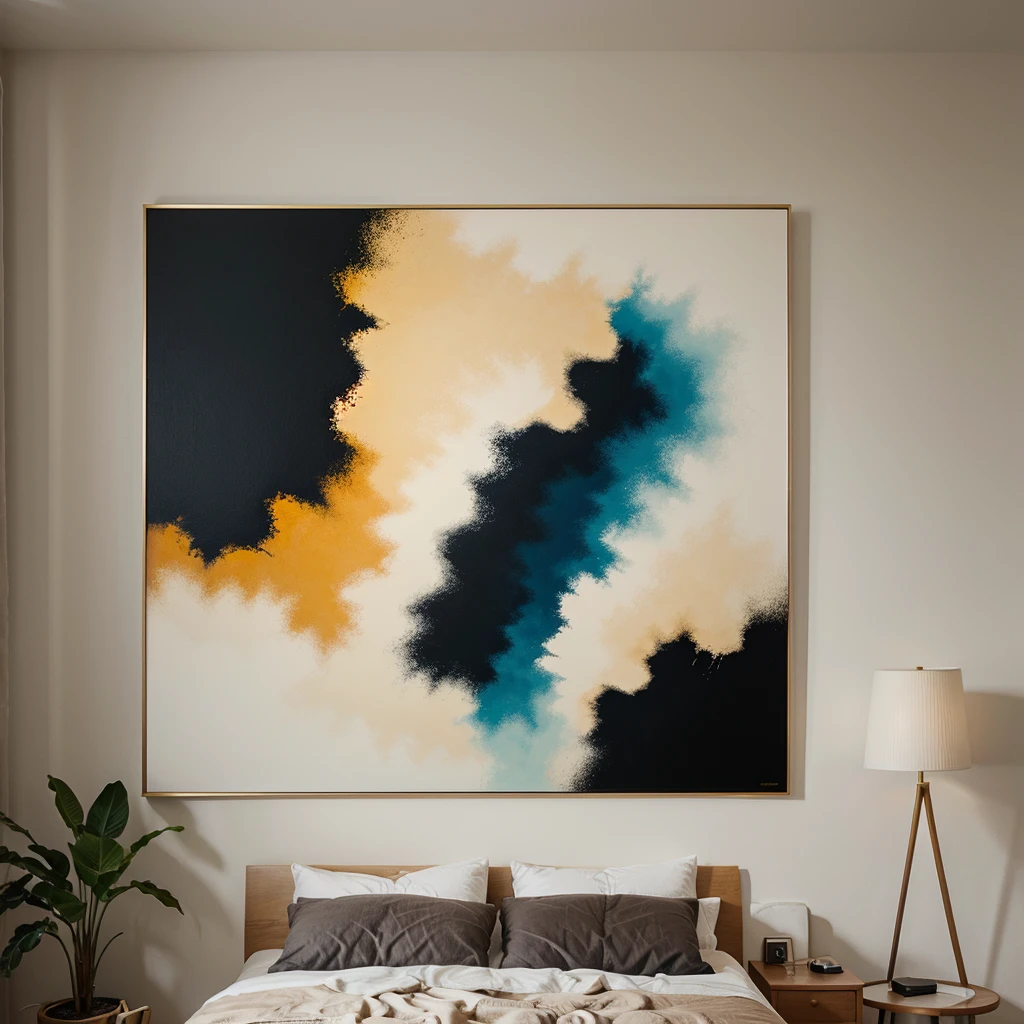 Abstraction, A painting for the wall, evoke emotions