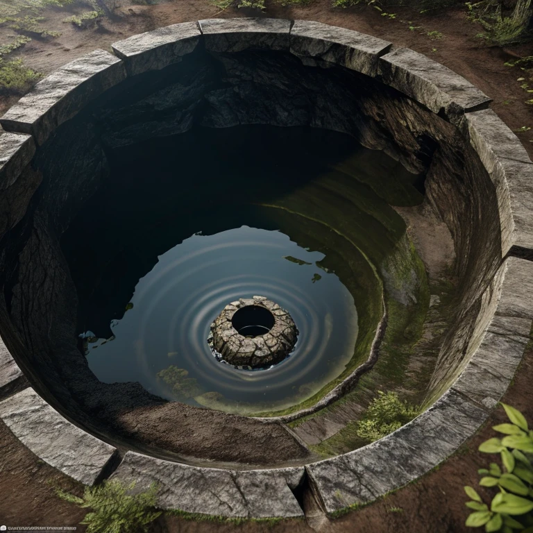 photorealistic shot of natural terrain with digged living hole, masterpiece, ultra high res, (photorealistic:1.4), cinema lighting, insanely detailed, hyper realistic, intricate design, fine details, octane render