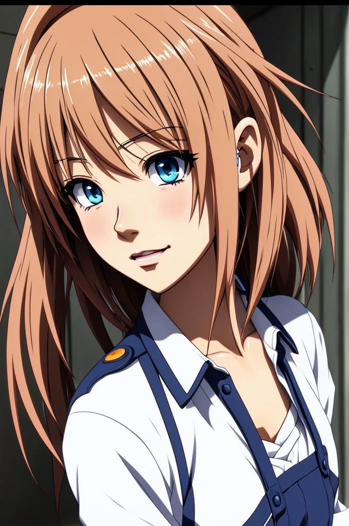 Anime girl 2D cartoon