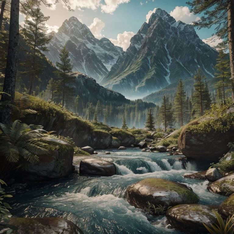 photorealistic shot of natural terrain, masterpiece, ultra high res, (photorealistic:1.4), cinema lighting, insanely detailed, hyper realistic, intricate design, fine details, concept scene reference for artist 3d. octane render