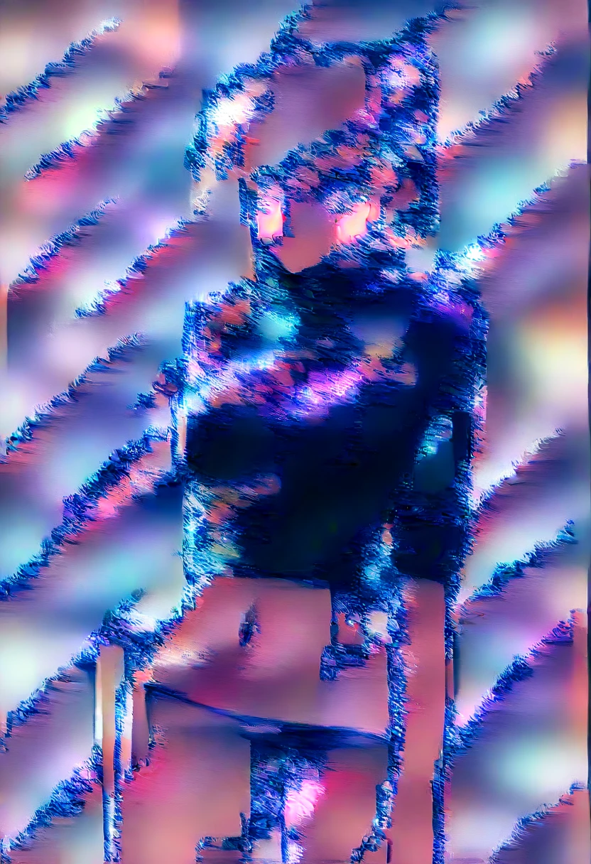 ((best qualityer)), ((work of art)), (detailded), 1 girl, shoulder to shoulder sweater, 1 girl:1.3))、absurderes, ultra-detailded, Digital illustration, Meticulously styled hair, Meticulously drawn eye, Glossy realistic skin texture、smooth texture、shining skin、corpo sexy, ((cyber punk:1.3)), ((posing with dynamism:1.3))、((Being in the night city:1.2))、((rear view:1.3))、((sleeveless))、((torn open:1.2, latex, low waist hot pants:1.4))、((cut upper navel:1.2))、((deep necklines:1.2))、((leg high:1.3))、((HUGE HIPS:1.3))、clavicle、sharp focus, whole body