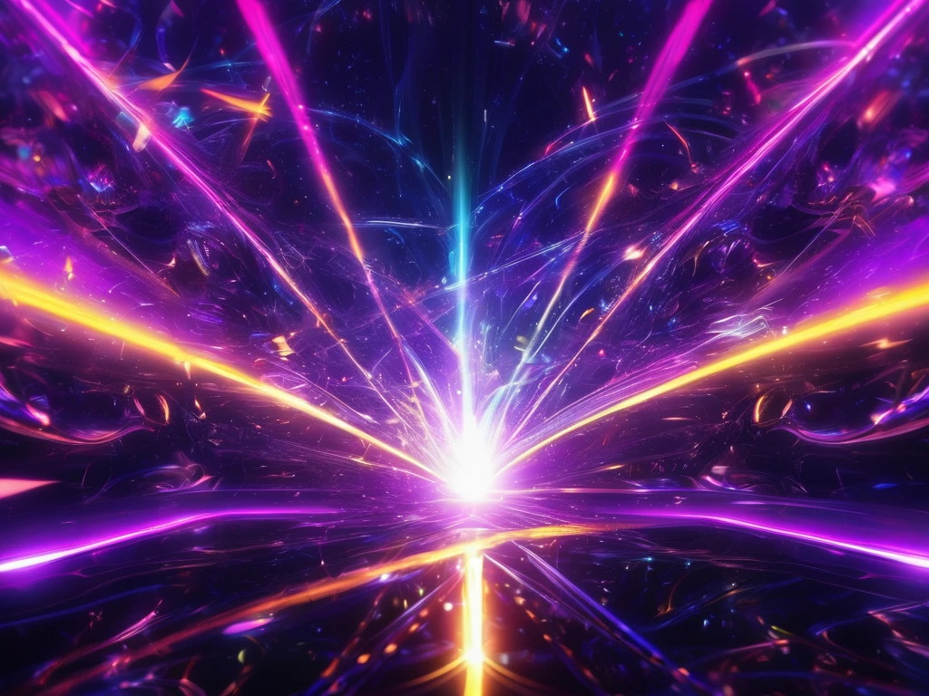In the center,Very bright colors, Light Particles, Shining, disaster, Wallpaper Art, Ultra HD Wallpaper、Background purple、mystery、Impersonal、