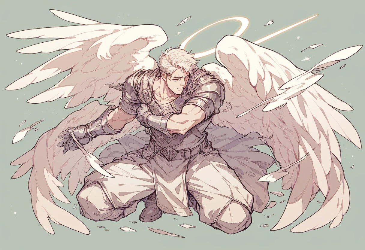He begged with him.,angel,angel之翼,wing,angel光环,wing