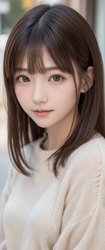 one girl, (a beauty girl, delicate girl:1.3), (16 years old:1.3),
BREAK, Cute long sleeve winter clothes,BREAK with hands on cheeks, very fine eye definition, (symmetrical eyes:1.3),
BREAK, Winter Park,
BREAK, small breasts, brown eyes, parted bangs, brown long hair,  girl,Gentle Smile BREAK, (eyes and faces with detailed:1.0),
BREAK, (masterpiece, best quality, ultra detailed, detailed face, 8K)