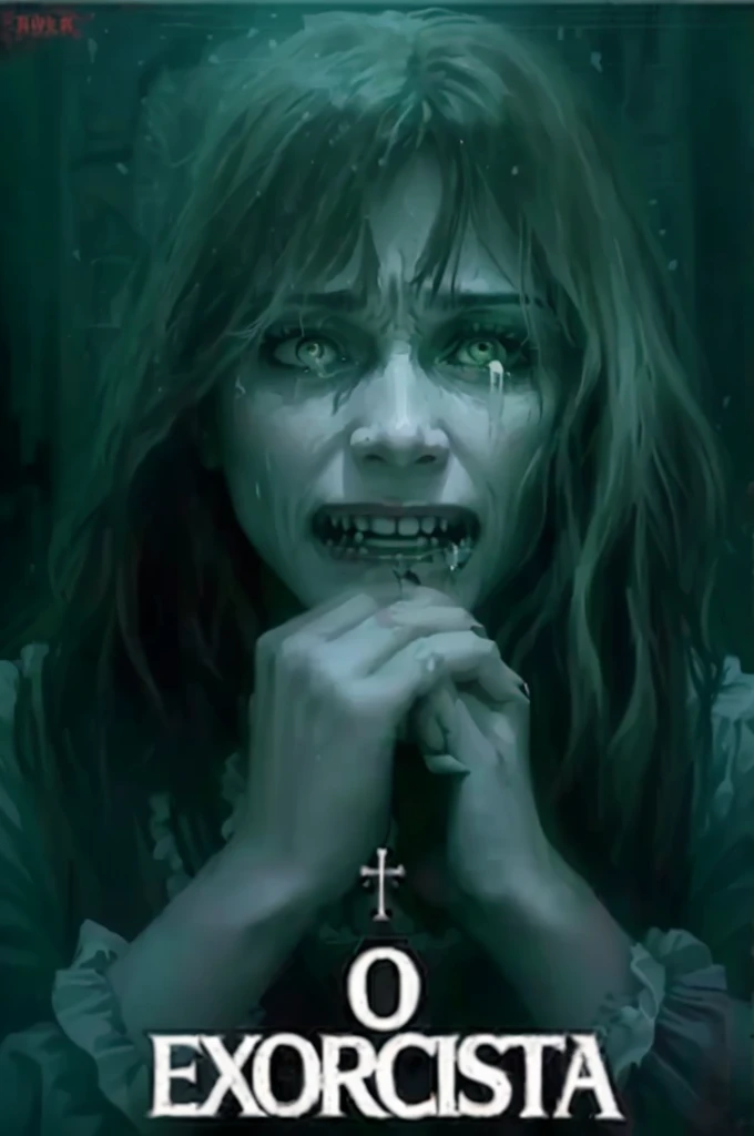a poster for the exorcista horor movie, exorcist, horor ”, horor”, horor film, evil dead face, from horor movies, horor, horor image, 1 3 Ghost Movie Artworks, zombie with white eyes, horor poster, horor movie poster, horor movie, conjuring a demon, eerie person, ( ( ( horor art ) ) ), la llorona