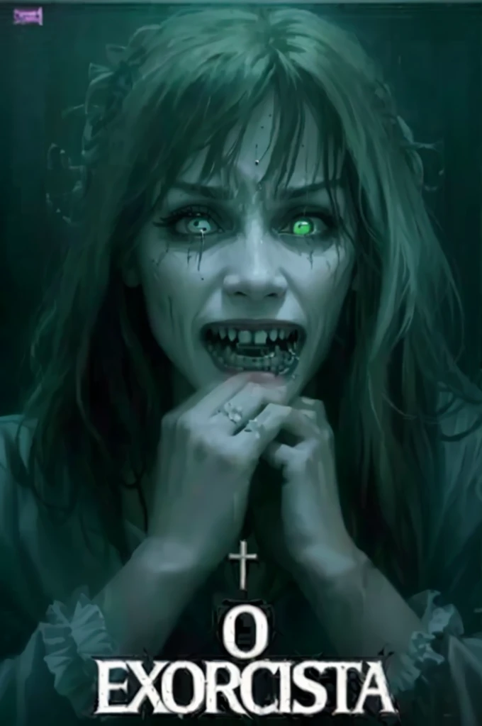 a poster for the exorcista horor movie, exorcist, horor ”, horor”, horor film, evil dead face, from horor movies, horor, horor image, 1 3 Ghost Movie Artworks, zombie with white eyes, horor poster, horor movie poster, horor movie, conjuring a demon, eerie person, ( ( ( horor art ) ) ), la llorona