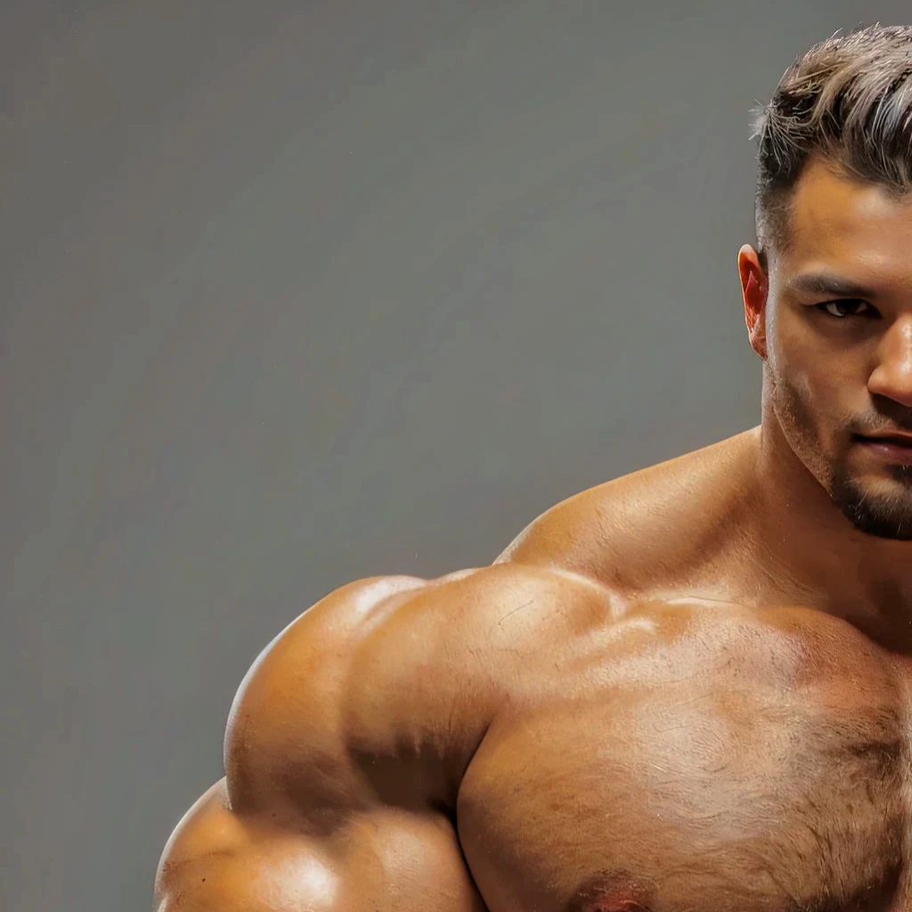 arafed bodybuildeer posing in a black thong and no shirt, massive muscles, absurdly massive physique, very beautiful. big muscles, exaggeratedly large physique, exaggerated muscle physique, large muscles, huge muscles, big muscle, extremely muscular, big muscles, extreme muscles, exaggerated physique, bulging muscles, very muscular