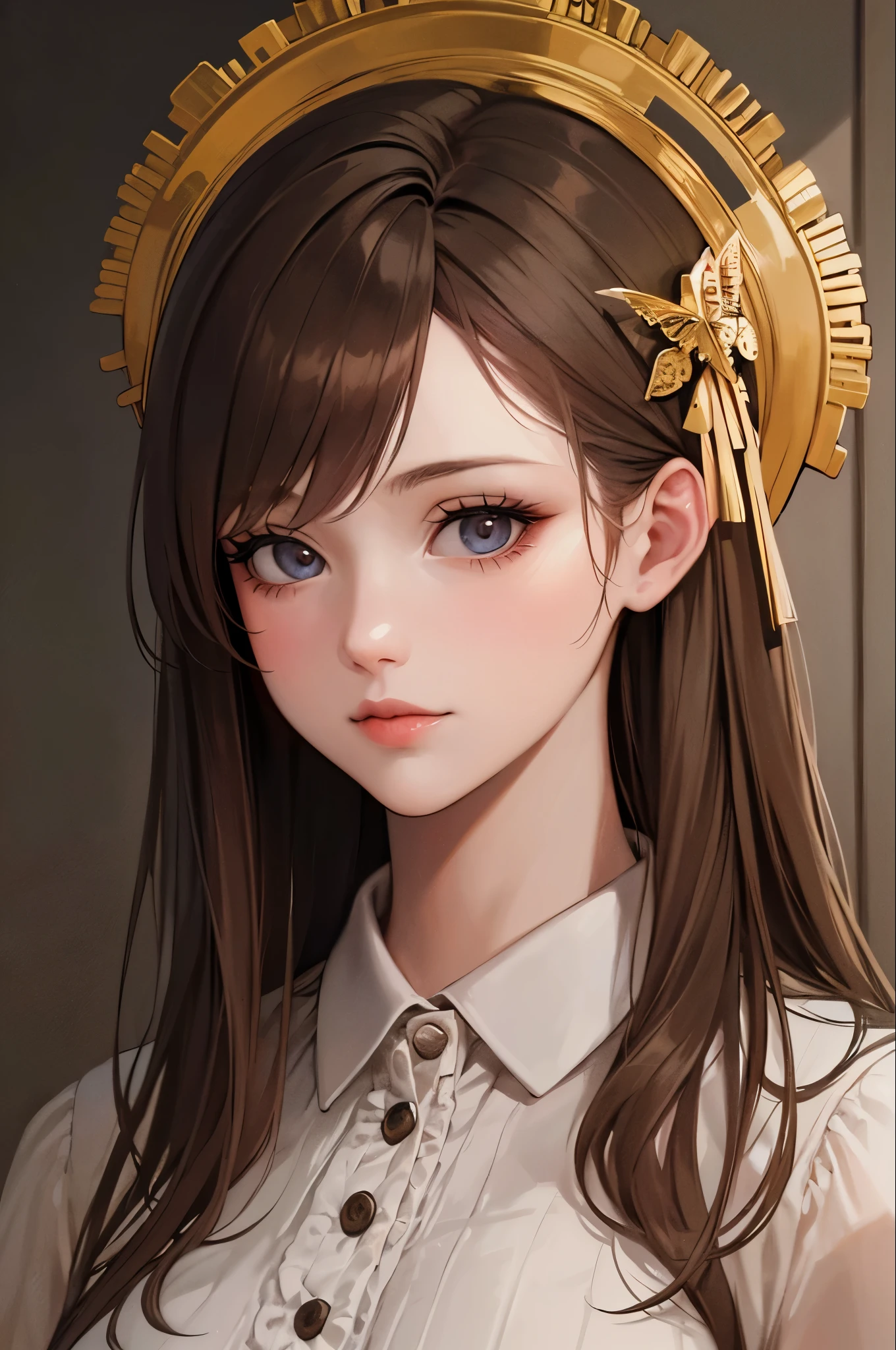 ((masterpiece)), ((Highest quality)), ((High resolution)), ((In detail)), One girl,Priscilla's Hybrid, smile