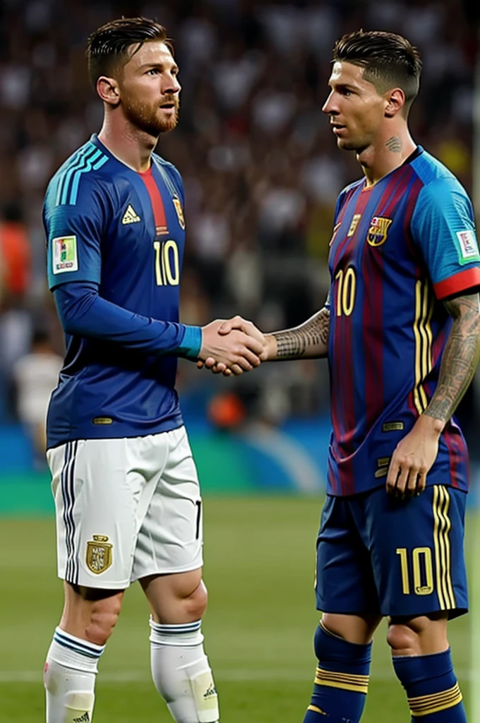 messi share ronaldo the world cup