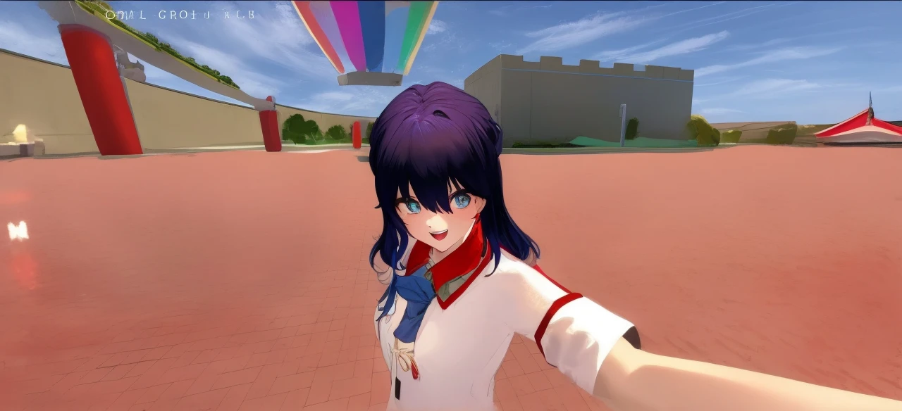 (masterpiece, best quality), intricate details,
1girl, Kobo, Multicolored hair, Aqua eyes, light blue hair, white hair tips,
small breasts, smiling, opened mouth, wear white uniform, long Sleeve shirt, light blue color skirt, classroom background, Indonesian highschool uniform
