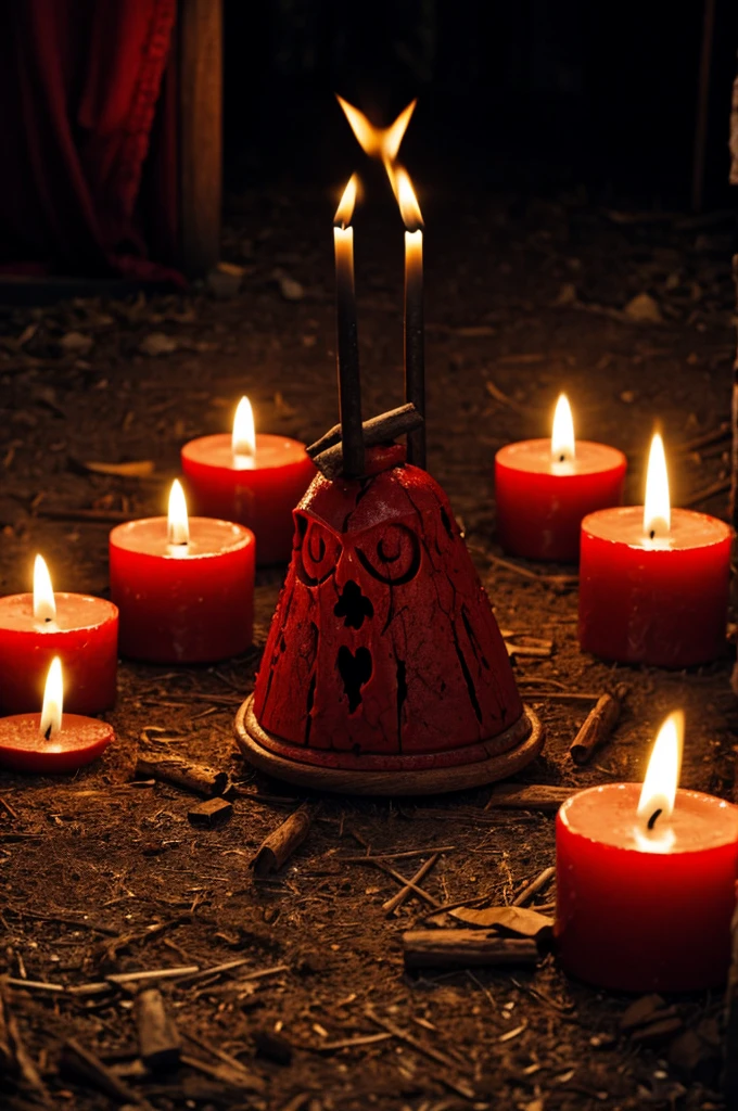 Bloody satanic ritual