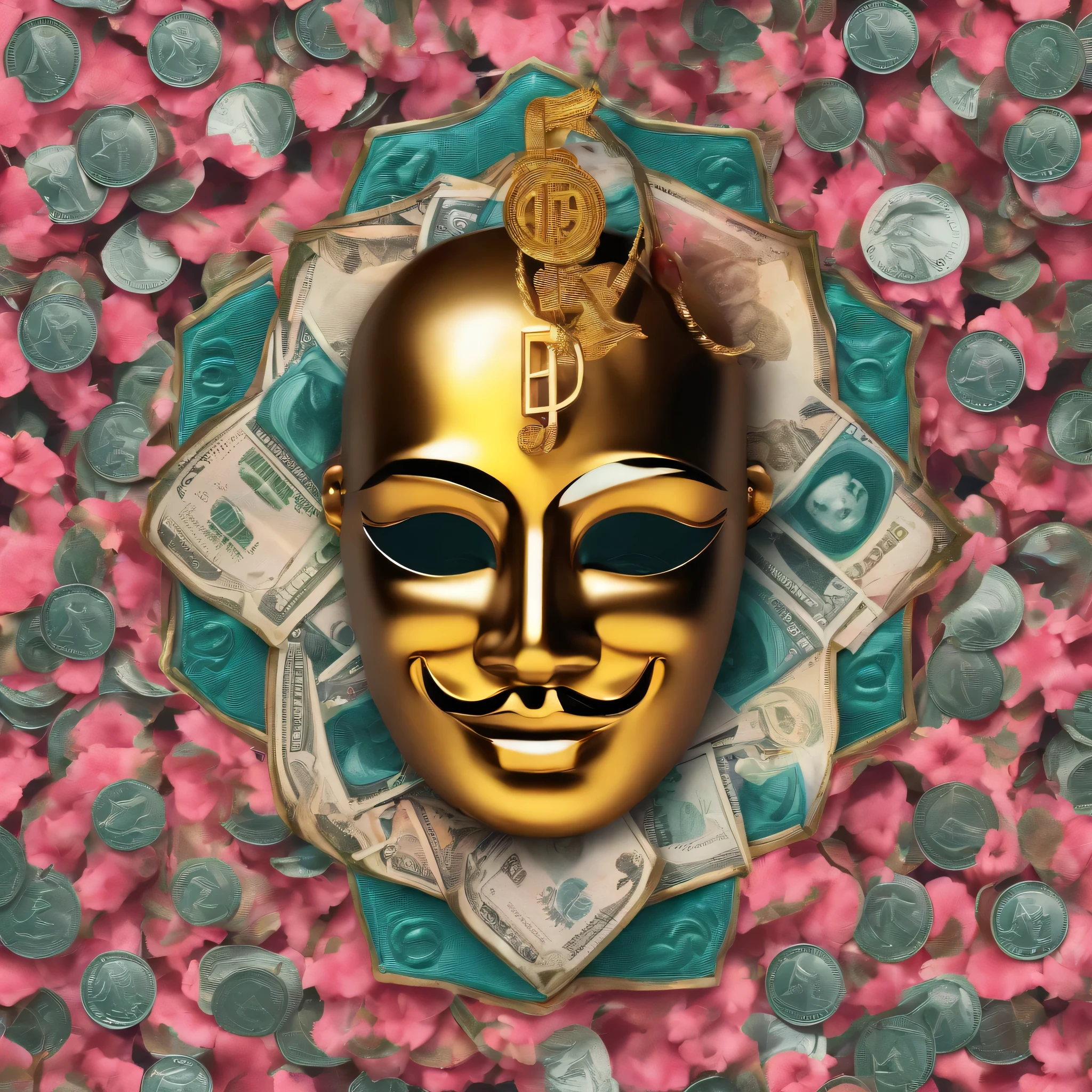 Profile photo for tik tok with money symbol