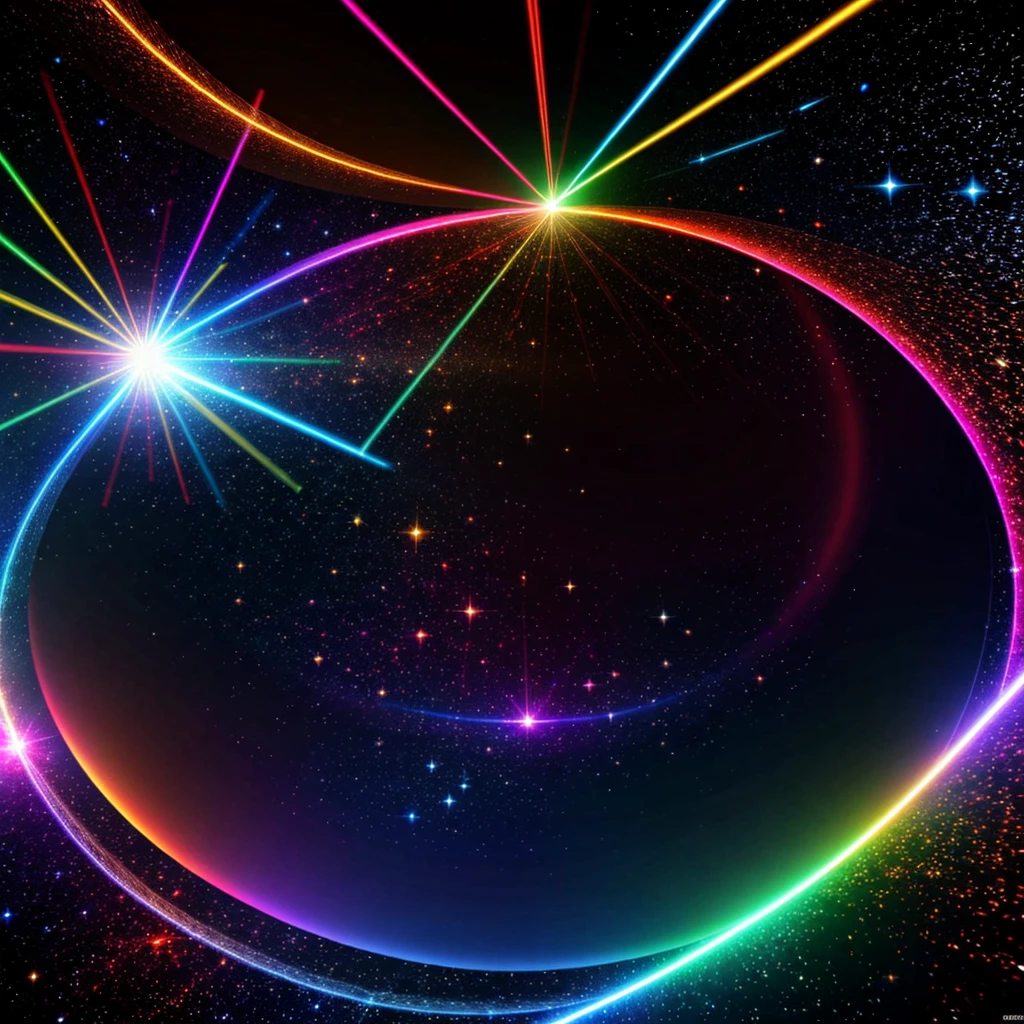 End of universe, laser lighs,. HDR, MASTERPIECE, 8k